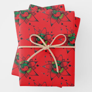Trendy Unique Wrapping Paper Sheet