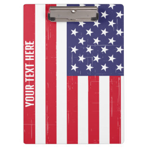 Trendy USA Flag Clipboard