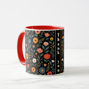 Trendy Vintage Beautiful Floral Collection Mug
