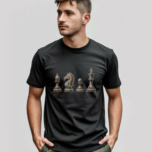 Trendy Vintage Chess Player Chess Set Pieces Lover T-Shirt
