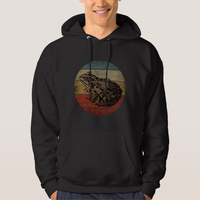TRENDY VINTAGE FROG HOODIE (Front)