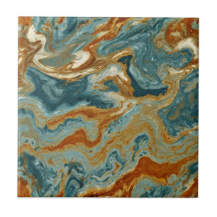 Trendy Vintage Rocky Pattern Style Ceramic Tile