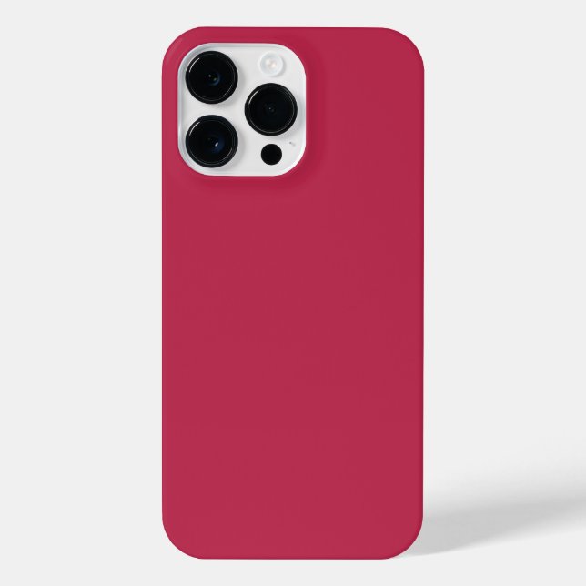 Trendy viva magenta solid colour  Case-Mate iPhone iPhone Case (Back)