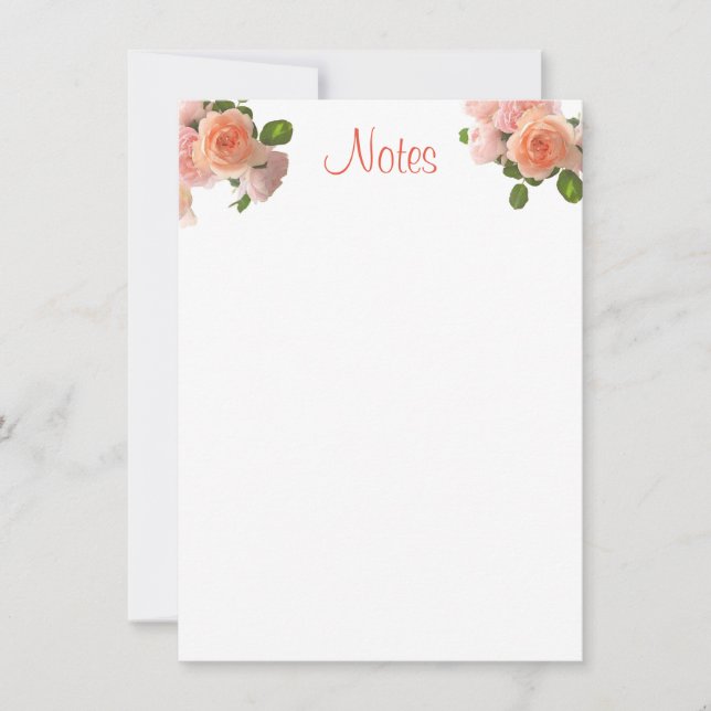 Trendy Watercolor Floral Hand Script Template (Front)