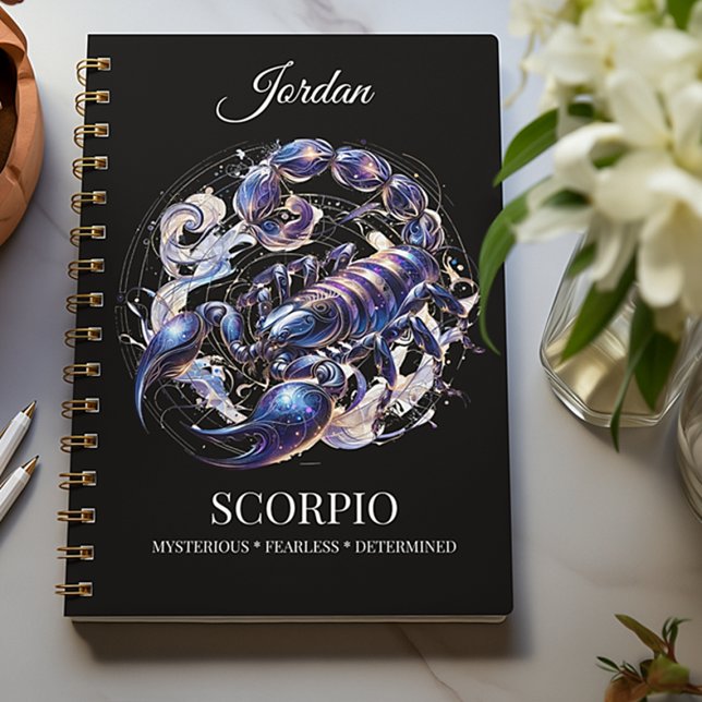 Trendy Watercolor Scorpio Zodiac Journal (Creator Uploaded)