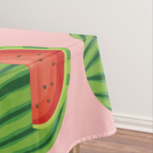 Trendy  Watermelon  Pattern Pink Tablecloth