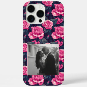 Trendy Wedding Gift Rose Photo iPhone 16 Pro Max Case