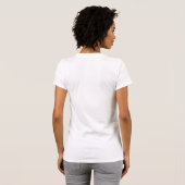 Trendy White Elegant Modern Template Upload T-Shirt (Back Full)