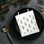 Trendy Winter | Christmas Tree Pattern Favour Bag<br><div class="desc">Trendy Winter | Christmas Tree Pattern</div>