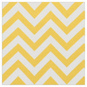 Trendy Yellow Chevron Pattern Fabric