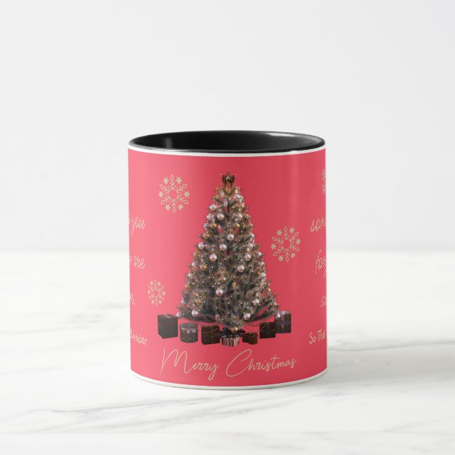 Trendy You Are Awesome Merry Christmas Coffee  Mug (Center)