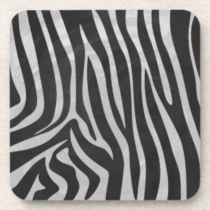 Trendy Zebra Animal Print Pattern created by Imagi Coaster