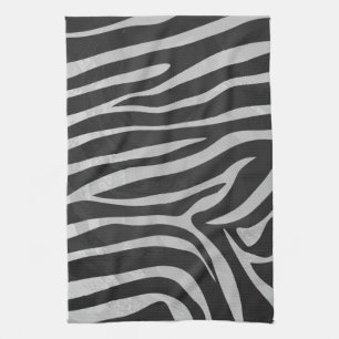 Trendy Zebra Animal Print Pattern created by Imagi Kitchen Towel