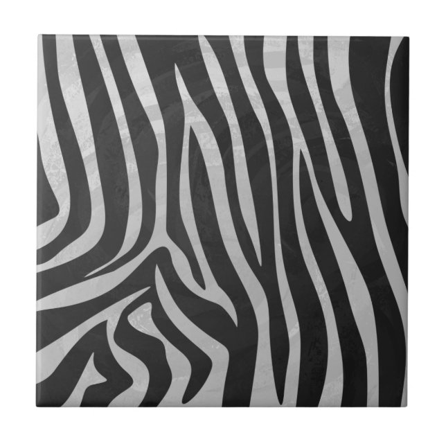 Trendy Zebra Animal Print Pattern created by Imagi Tile (Front)