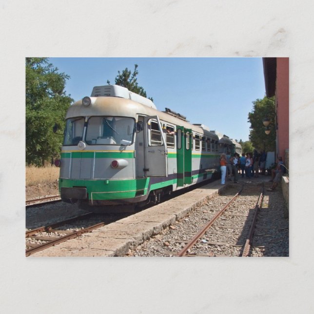 Trenino Verde, The Little Green Train, Sardinia Postcard (Front)