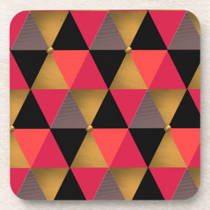 Trent Colour Coral ,rose,ambra, Coaster