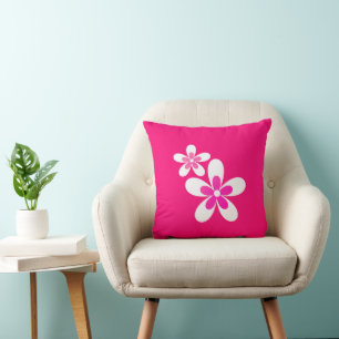 Trent Colour pink ,rose, Throw Pillow