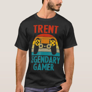 TRENT Gift Name Personalized Funny Gaming Geek Bir T-Shirt