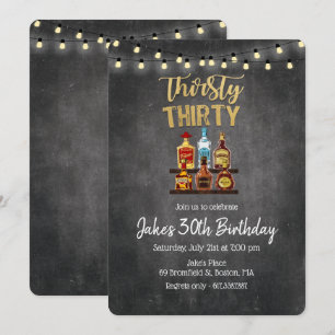 Trente Anniversaire Invitation