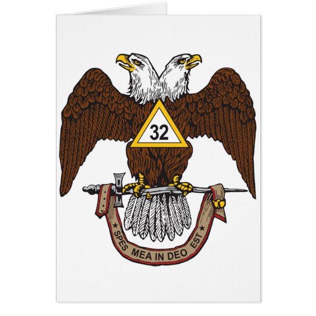 trente-deuxième Brun écossais Eagle de rite de (Devant)