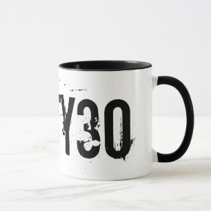 Trente sales 30ème tasse de l'anniversaire