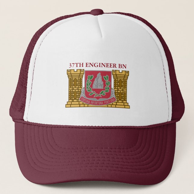 trente-septième CASQUETTE de BATAILLON d'INGÉNIEUR (Devant)
