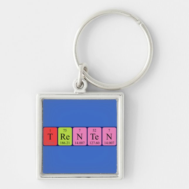 Trenten periodic table name keyring (Front)