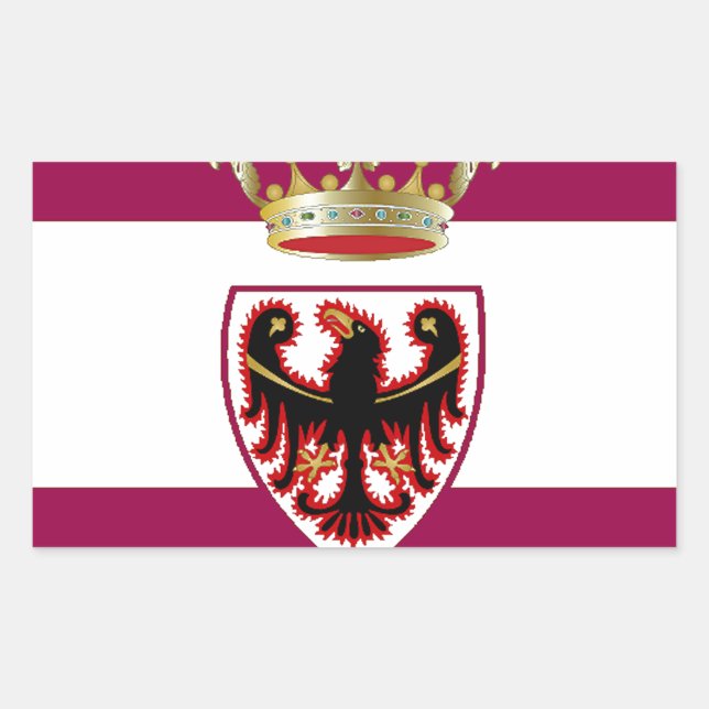 Trentino (Italy) Flag Sticker (Front)