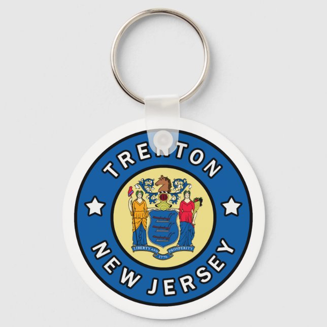 Trenton New Jersey Keychain (Front)