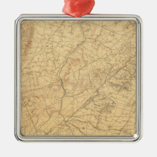 Trenton, New Jersey Metal Ornament