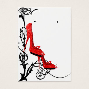 Tres Chic Red High Heels Earring Holder