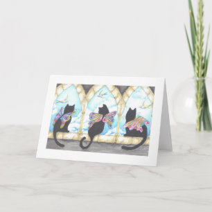 Tres Gatos ... 3 Cats Card