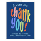 Très grand Merci Appréciation Hôpital Keyworker