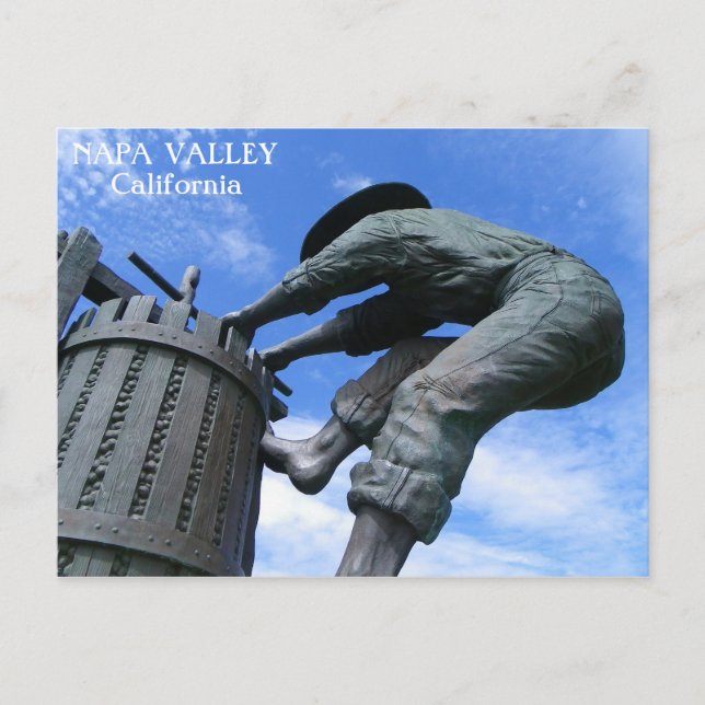 Très grande carte postale de Napa Valley ! (Devant)
