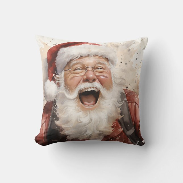 très joli Joyeux Coussin de Noël (Recto)