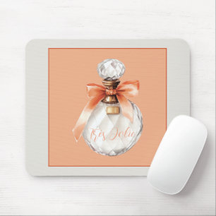 Très Jolie (very pretty) Perfume Bottle Ribbon Mouse Pad