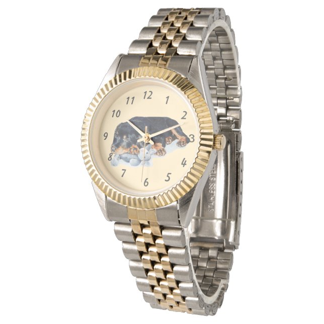 très mignon rottweiler chiot montre chien (Incliné)