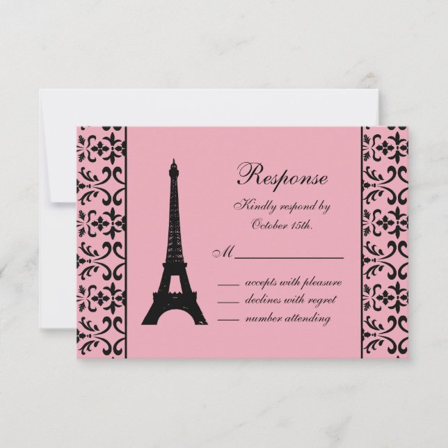 Tres Paris RSVP (rose) (Devant)