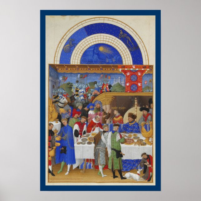 Très Riches Heures - January Poster (Front)