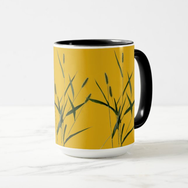 Trésors texturaux de l'été sur une Mug - A (Devant droit)