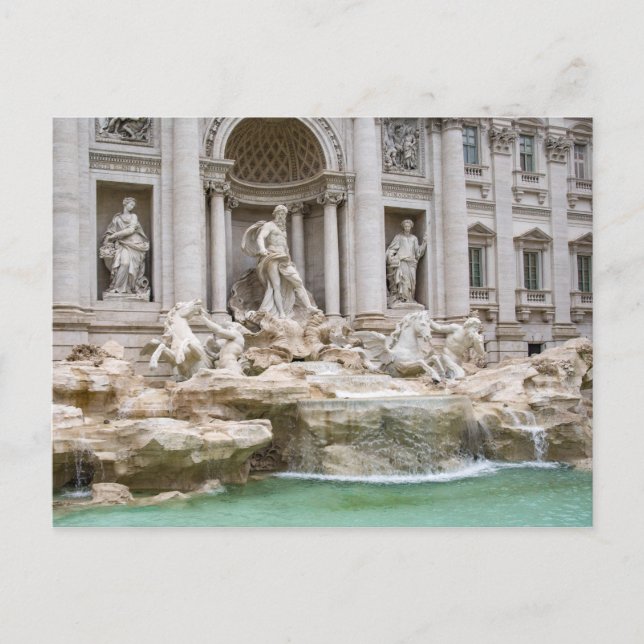 Trevi Fontaine Rome Italie Carte postale Pittoresq (Devant)
