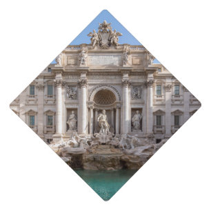 Trevi Fountain at early morning - Rome, Italy Graduation Cap Topper