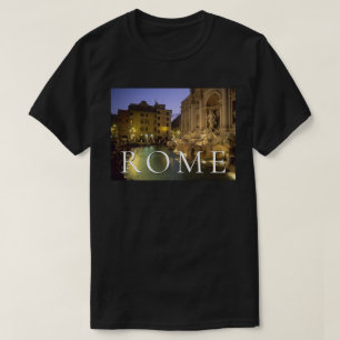 Trevi Fountain at Night   Rome, Lazio, Italy T-Shirt