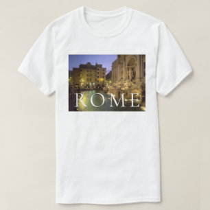 Trevi Fountain at Night Rome, Lazio, Italy T-Shirt