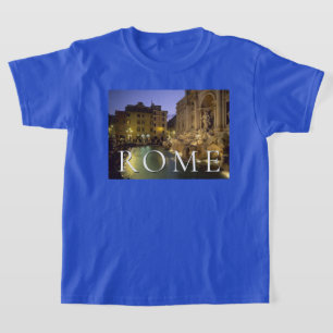 Trevi Fountain at Night Rome, Lazio, Italy T-Shirt