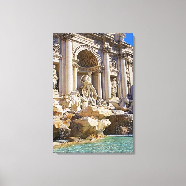 Trevi fountain canvas print (Front)