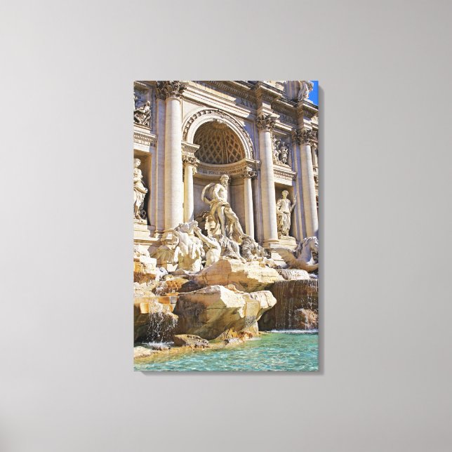 Trevi fountain canvas print (Front)