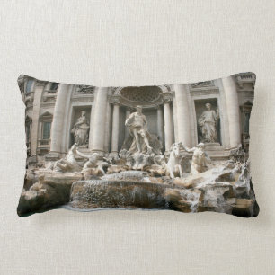 Trevi Fountain (Fontana di Trevi) -Rome Lumbar Pillow
