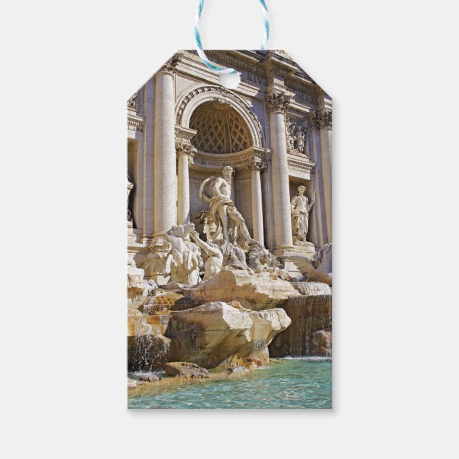Trevi fountain gift tags (Front)