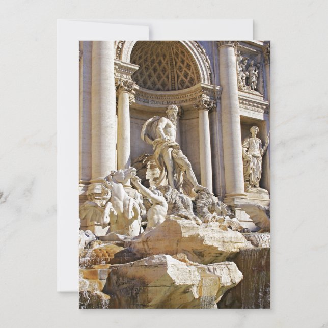 Trevi fountain invitation (Front)